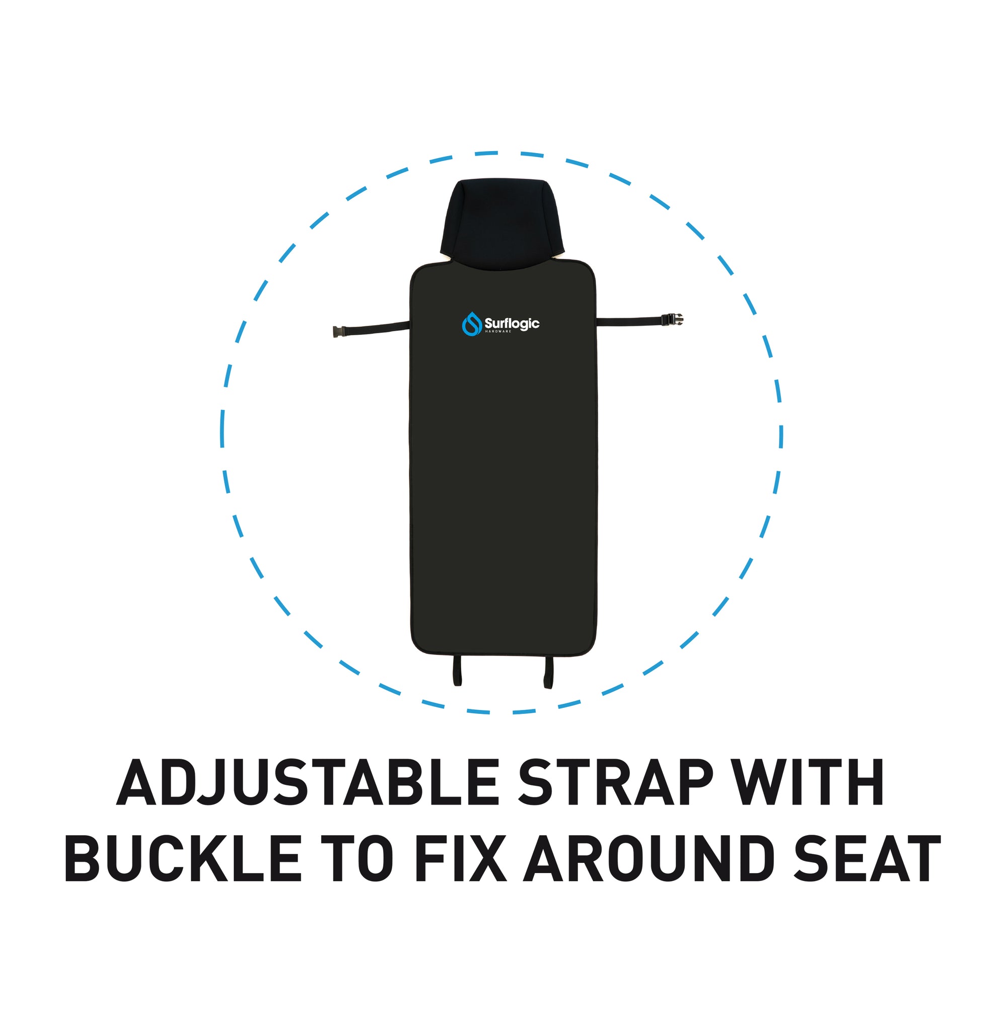 Surflogic Single Neoprene Car Seat Cover