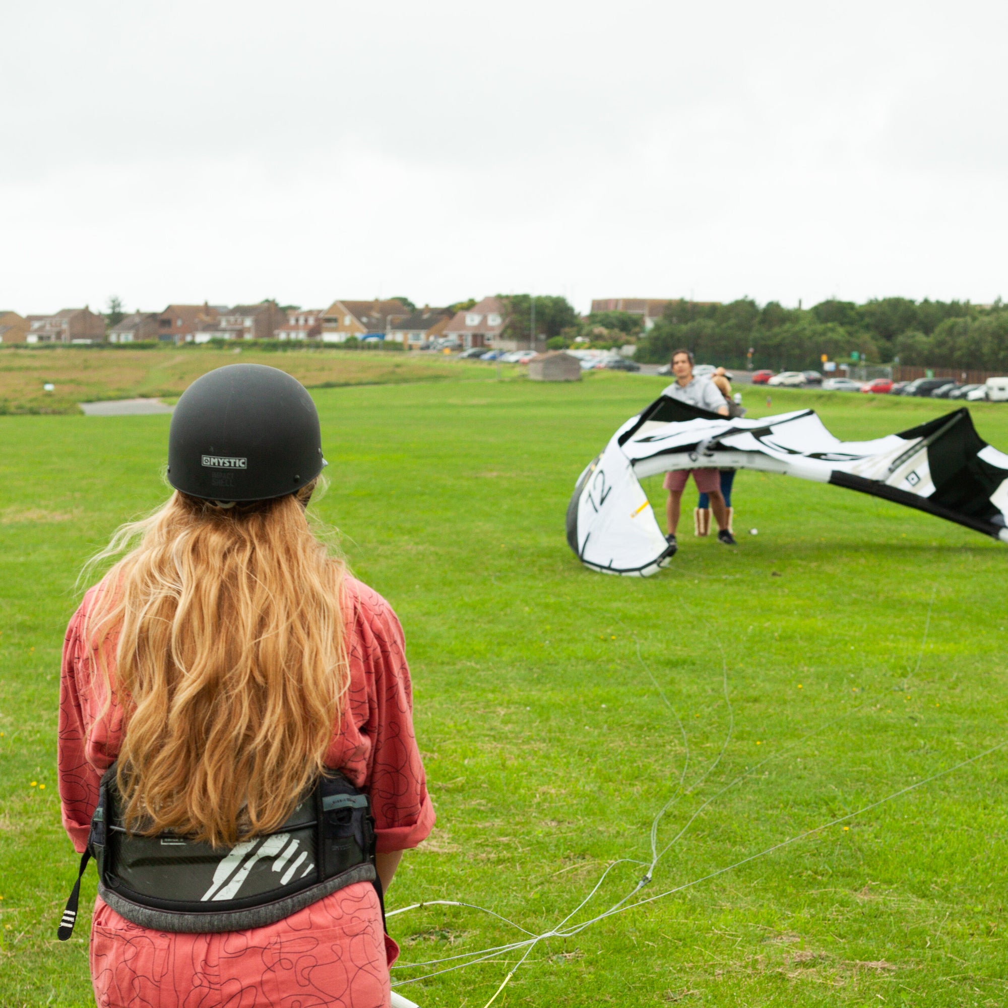 Landboarding, Kite, Lesson