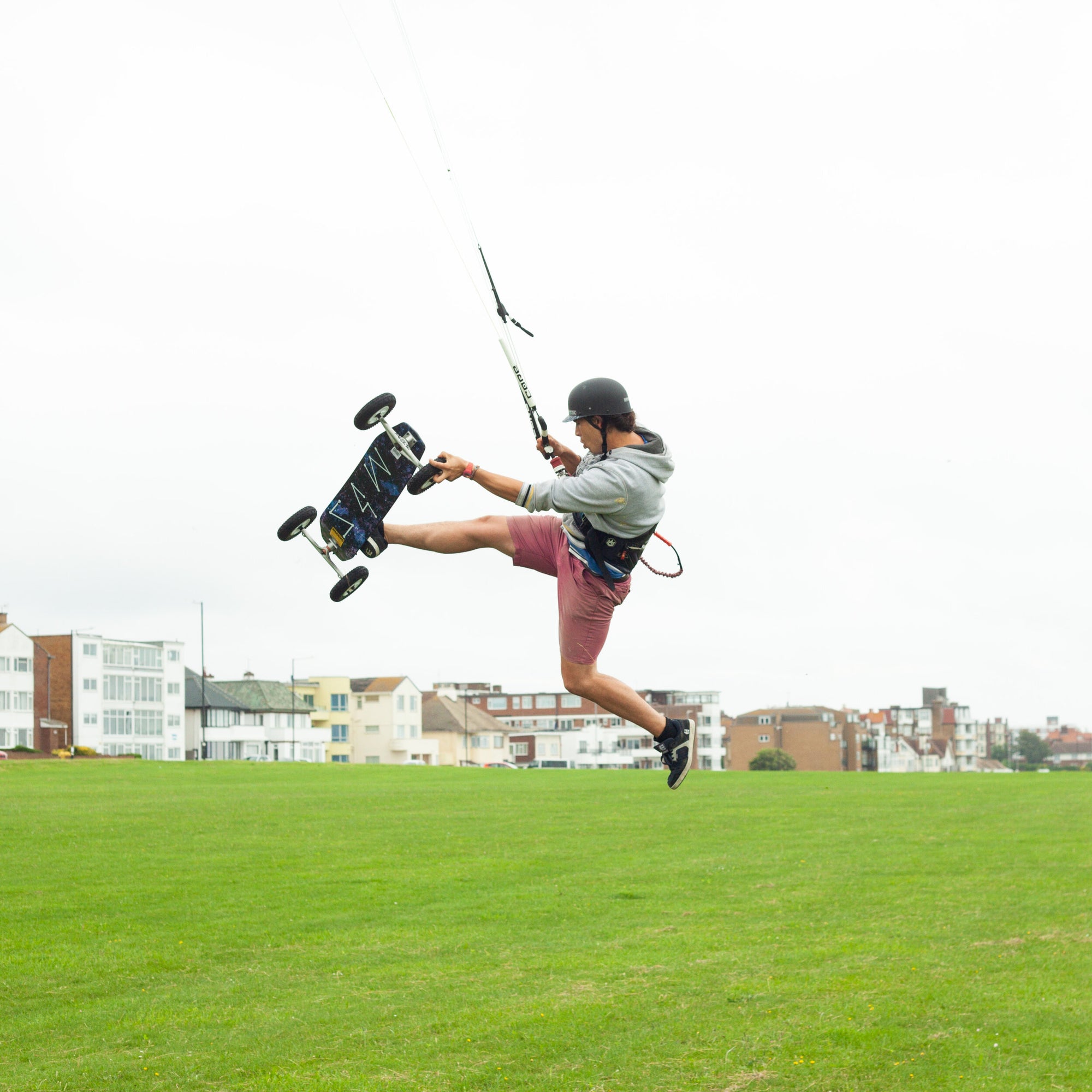 Landboarding, Kite, Lesson