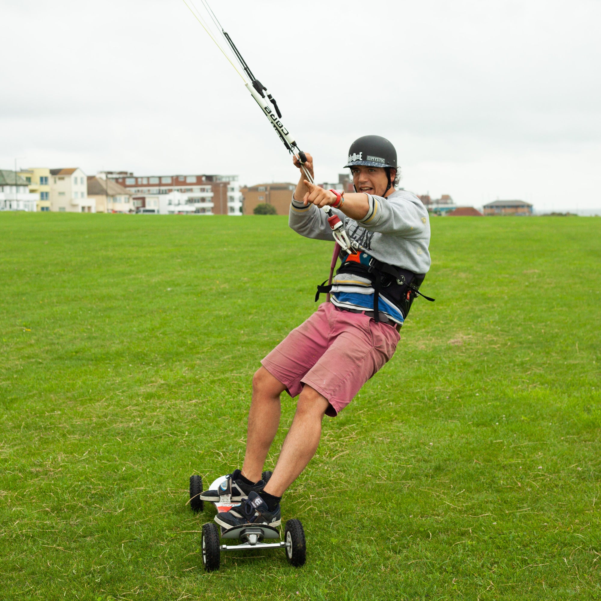 Landboarding, Kite, Lesson