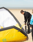 Instructor, Student, Kitsurfing Initiation Lesson.