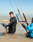 Introduction to kitesurfing lesson.